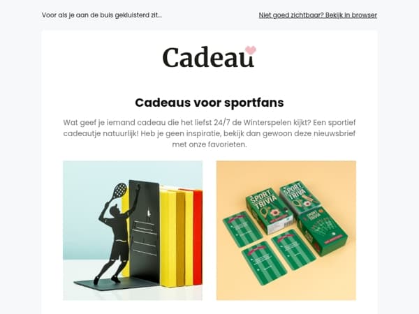 De leukste cadeautjes voor de sportliefhebber 🏌️‍♂️⛸️