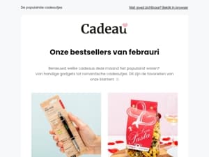 Onze bestverkopende cadeaus van februari🎁