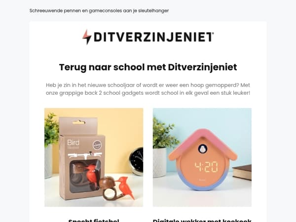 Geen zin in school? Hiermee wordt 't dragelijk!