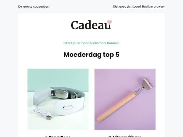 Onze Moederdag Top 5!👩🎁