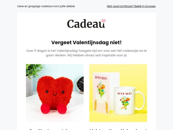 Verras je lief met Valentijnsdag 💕