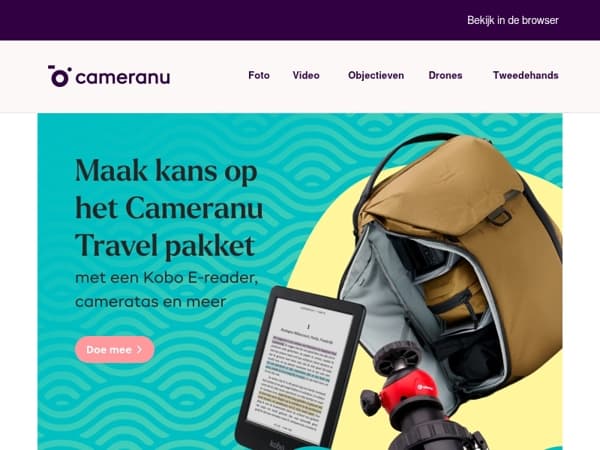 Laatste kans: maak kans op een Cameranu Travel pakket