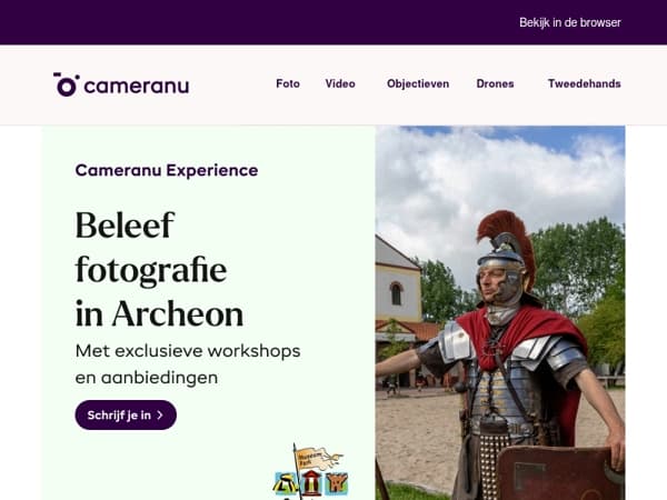 Kom naar de Experience Day in Archeon