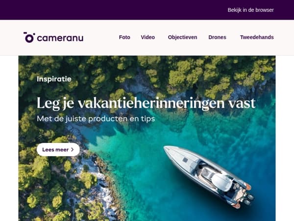 Leg je vakantieherinneringen vast