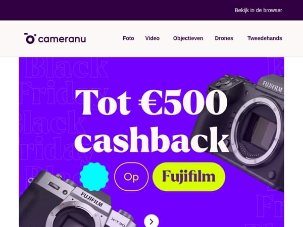 Beeldmaker, dit zijn echt de beste Fujifilm Black Friday deals!