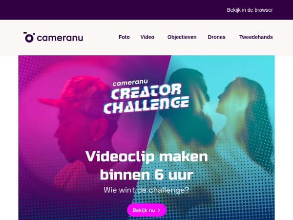 Creator Challenge: Wie maakt de beste video?
