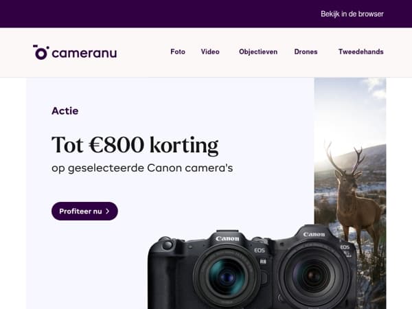 Tot €800 korting tijdens de Happy New Year Promotie
