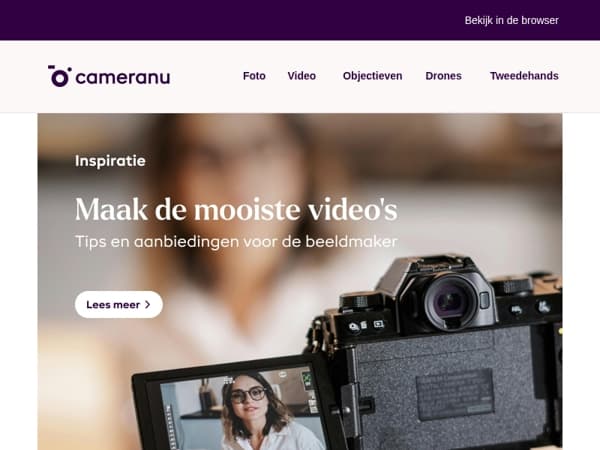 Zo maak je de mooiste video's