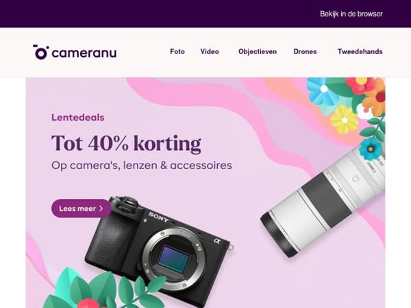 Frisse lente deals: tot 40% korting!