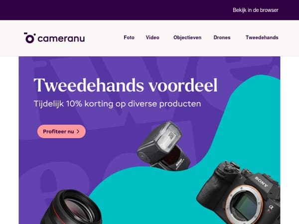 Tijdelijk 10% korting op geselecteerde occasions
