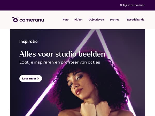 Tips en aanbiedingen voor in de studio