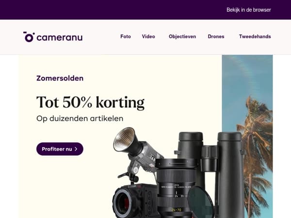 Tot 50% korting: de zomeruitverkoop is gestart