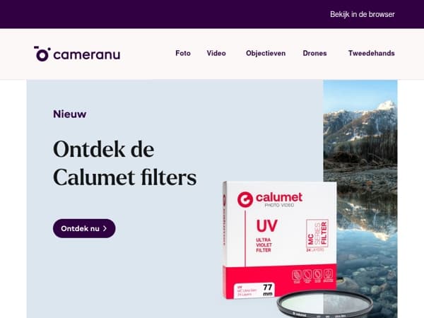 Ontdek de Calumet-filters