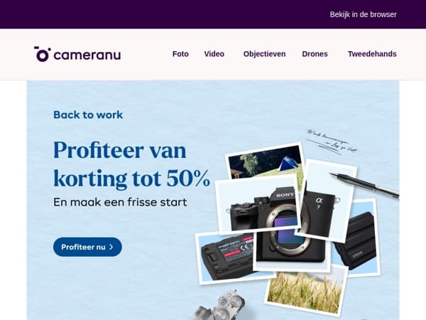 Back to work - Nieuwe start, nieuwe deals
