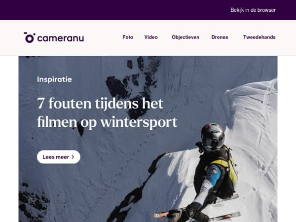 7 onmisbare tips voor filmen in de sneeuw