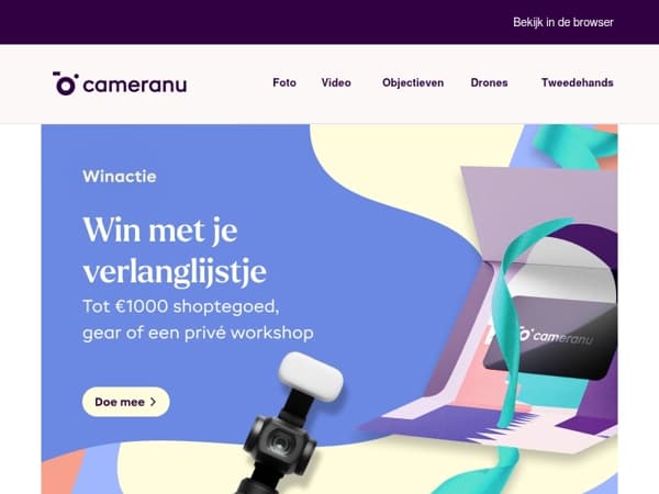 Laatste kans: Win tot €1000 met je verlanglijstje!