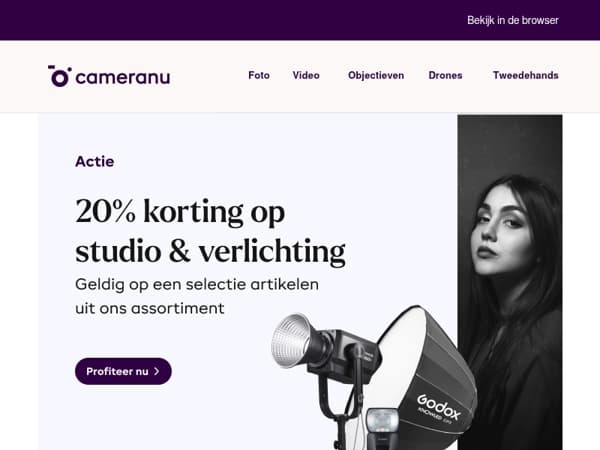 Grijp je kans tijdens onze grote studio-opruiming!