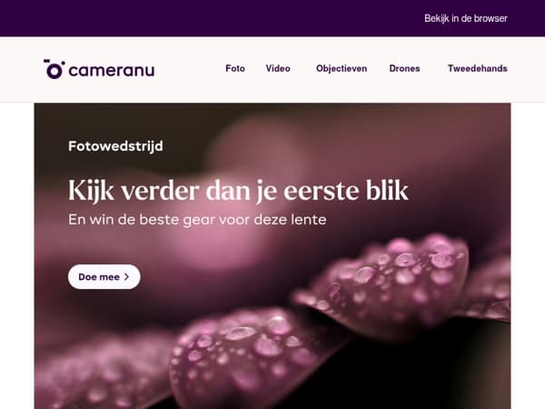 Stuur nú je lentefoto in en win