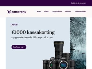 Nikon actie verlengt