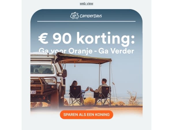 👑 Oranje-alarm: bespaar € 90 met Koningsdag!