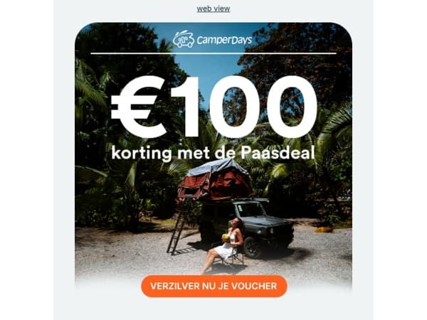 ☀️Deze €100 Paasdeal wil je niet missen!