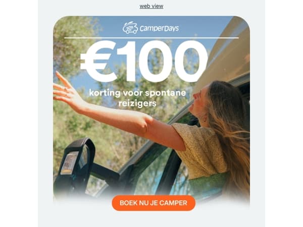 Psst – €100 korting vóór iedereen anders 🤫