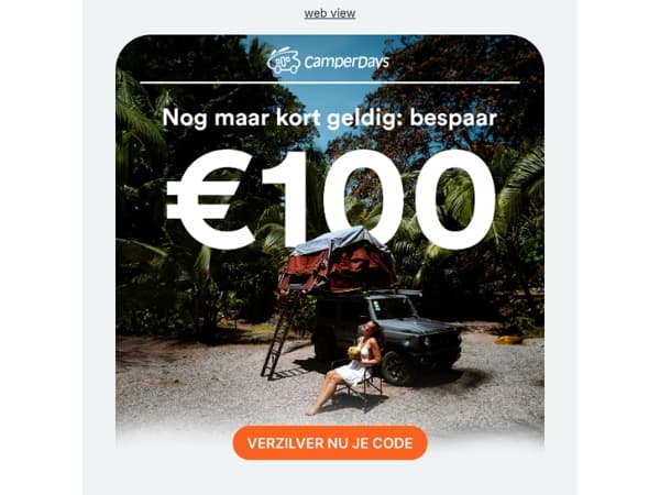 Je €100 voucher verloopt binnenkort 🐣