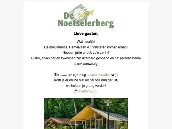 Onze accommodaties!❤️