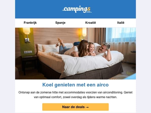 Geniet op een camping met airco!