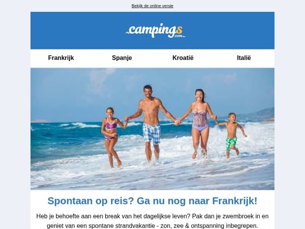 Last minute weg? Kies een zomer naar Frankrijk