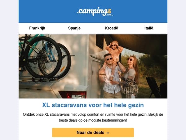 Grote Gezinnen Special: kies een XL stacaravan