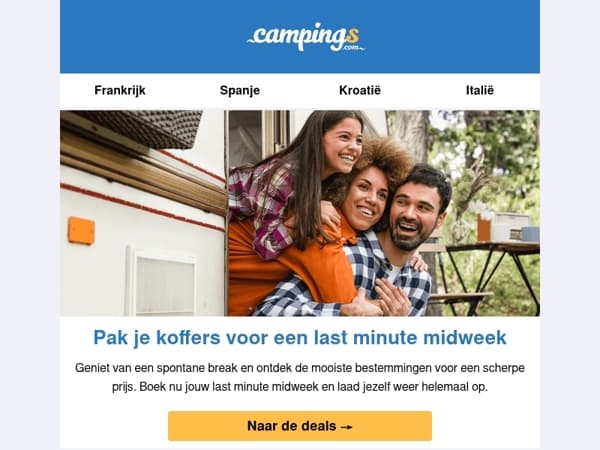 Nu nog last minute midweek weg