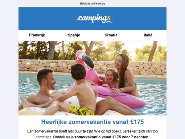 ☀️ Zomer vanaf €175 – boek nu!