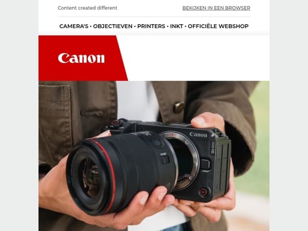Maak kennis met de EOS R6 V