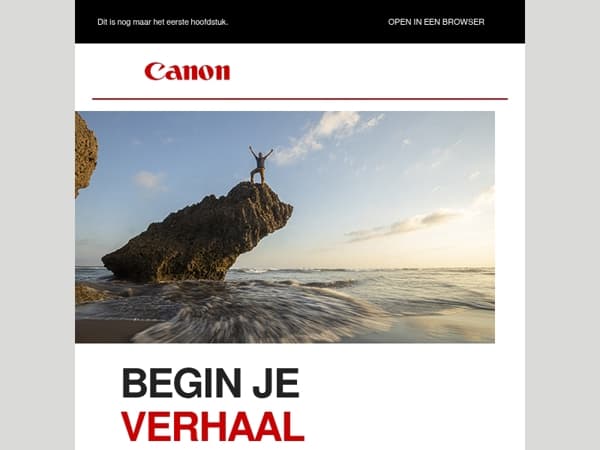 Mail, welkom bij Canon.