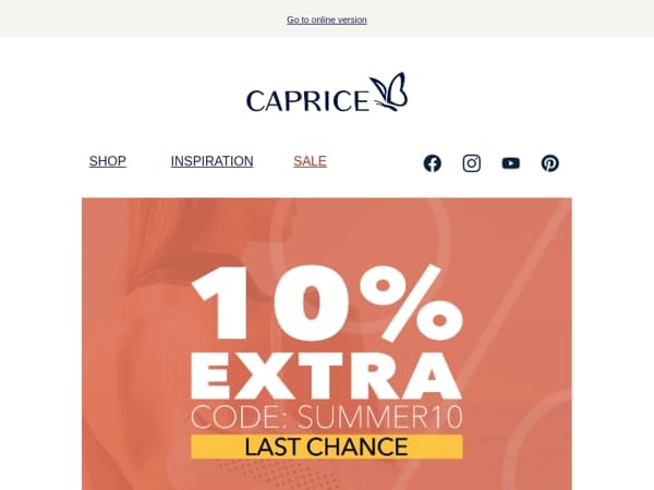 ⏳ Last Call for 10% Off Everything