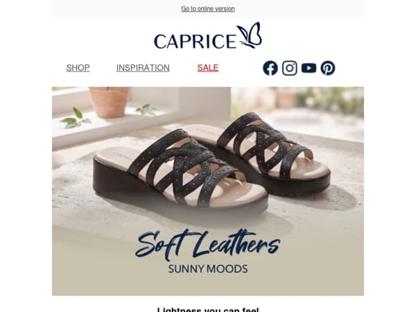 ☀️ Nappa leather for your perfect summer