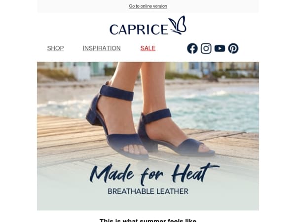 ☀️ Sandals in genuine leather