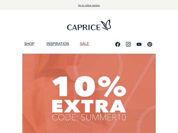 ☀️ 10% Off Everything!