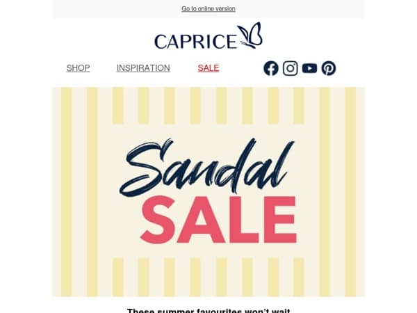 ☀️ Summer love at a special price: sandals on sale