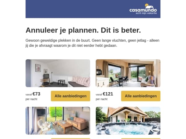 Jouw weekenduitje wacht op je 🦥