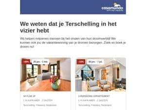 Terschelling klinkt echt geweldig nu 😍