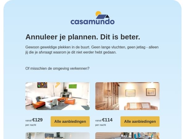 Jouw weekenduitje wacht op je 🦥