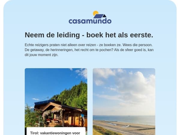 Boek je een reis? Power move 🚀