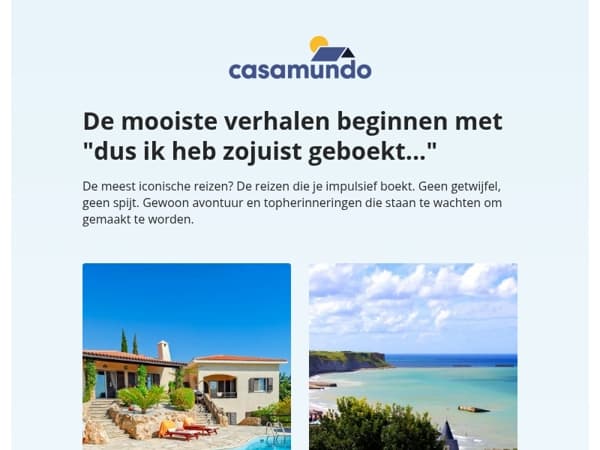 Impulsieve trips = onvergetelijke herinneringen 😎