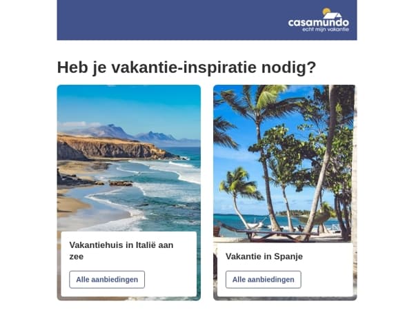 Italië - Uw volgende vakantie is slechts een muisklik verwijderd!