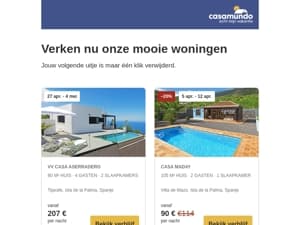 Je volgende verblijf in Spanje wacht op je 🌟