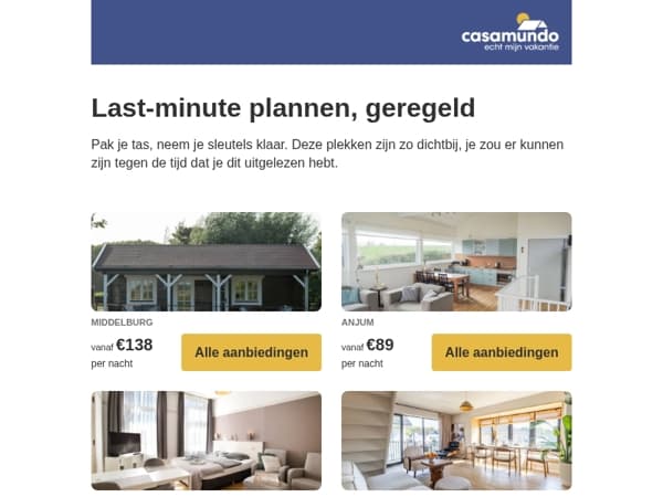 Verblijven zo dichtbij, je zou nu meteen kunnen vertrekken 🚪🚶‍♀️