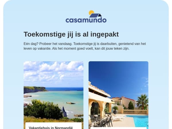 Je toekomstige zelf keurt deze reis goed 🤝