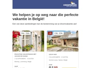 Vakantie in België? 🤩